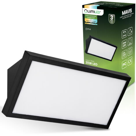 Applique murale extérieure pour jardin, applique murale de façade, LED 20 W, IP44, MAVIS LUMILED (1/5)