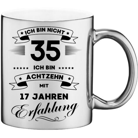 Mug humoristique, un cadeau pour un 35e anniversaire (1/2)