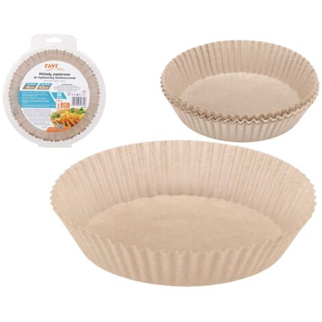 Filtres en papier ronds pour friteuse sans huile diam. 16 cm 50 pièces (1/2)