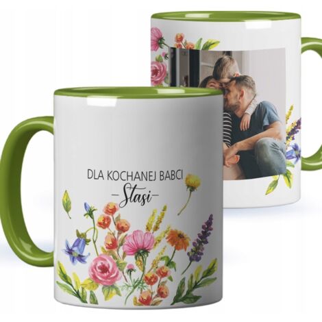 Mug cadeau pour la fête des grands-parents, pour votre grand-mère adorée + photo + nom (1/3)