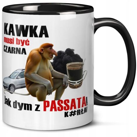 Mug cadeau humoristique Janusz Nosacz Passat B5, idéal pour mari ou petit ami (1/3)