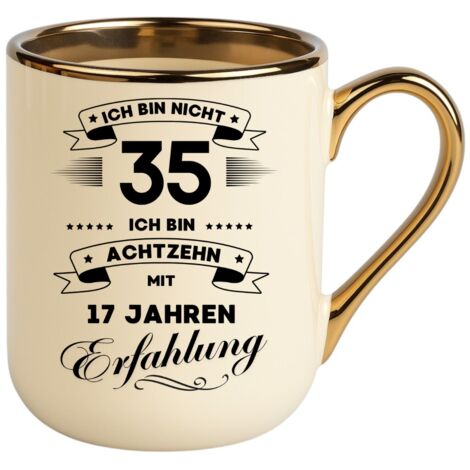 Mug humoristique, un cadeau pour un 35e anniversaire (1/3)