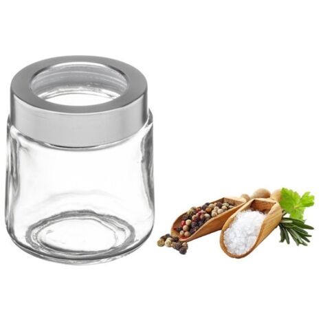 Bocal en verre avec couvercle JASMINE 140 ml pour épices (1/2)