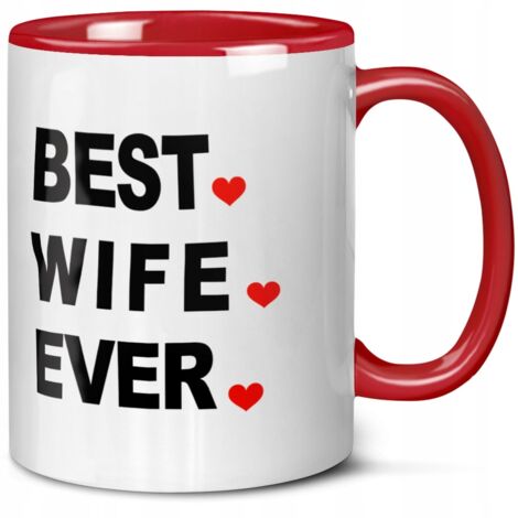 Mug de la Saint-Valentin pour votre femme - Cadeau pour femme de la série The Office - Rouge emblématique (1/3)