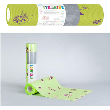 Tapis pour enfants en rouleau 33 cm x 50 cm vert citron métallisé 54 g Its4kids 50 pièces (1/3)