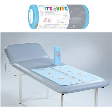 Tapis pour enfants en rouleau 50 cm x 80 cm, bleu métallisé, 54 g, Its4kids, lot de 25. (1/3)