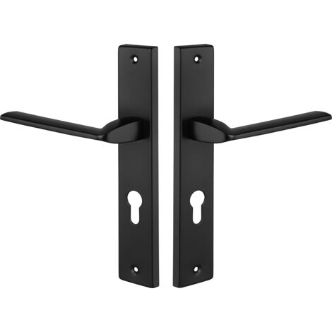 Poignée de porte intérieure noire zambie