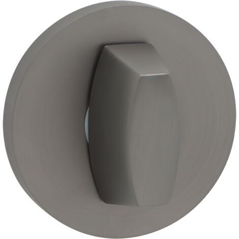 Rosaces de toilette rondes pour poignées intérieures Graphite FIORE (1/2)