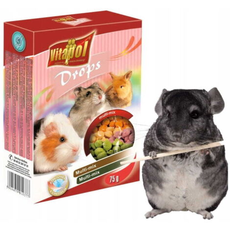 Gouttes Vitapol Treat pour rongeurs et lapins 75 g (1/2)