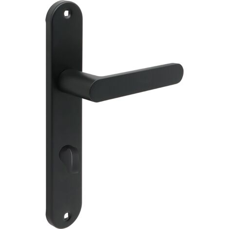 Poignée de porte intérieure, noir mat, Malaga
