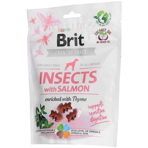 Brit Care Dog Insects&Salmon - Gâterie pour chien - 200 g (1/3)