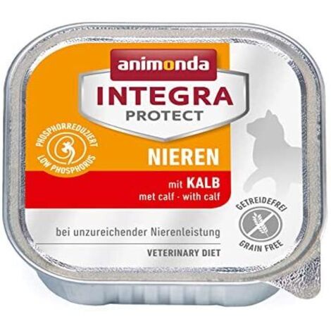 Animonda Integra Protect Nieren - Nourriture humide pour chat, veau, 100g