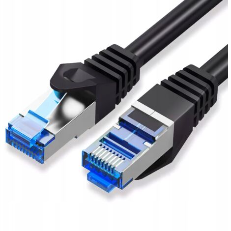 CÂBLE RÉSEAU LAN S/FTP CAT.6a, CÂBLE ETHERNET EXTÉRIEUR RJ45 CAT 6a 20m