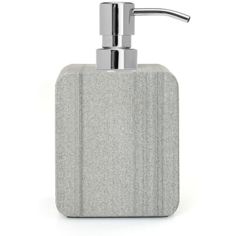 Distributeur de savon Q-BATH PREMIUM DECOR 1534 en marbre gris (1/3)