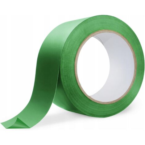 Ruban De Marquage Pour Sol – Lot De 2 Rouleaux, Adhésif Durable En PVC, Idéal Pour Terrains De Sport, Ateliers Et Passages Piétons