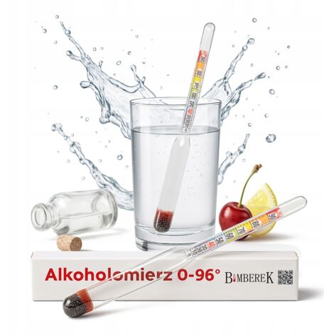 Alcoomètre 0-96% pour alcool de contrebande, vin, spiritueux, accessoires pour bouteilles