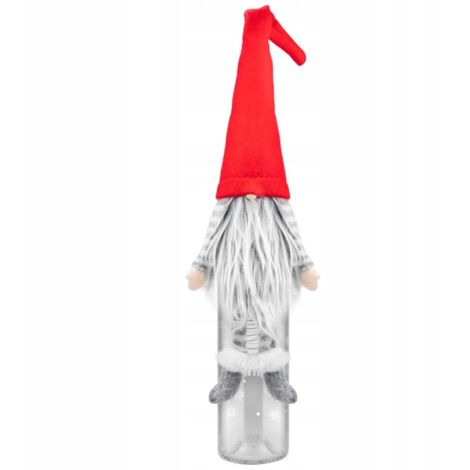 Décoration de bouteille naine de Noël pour les amateurs de vin et de spiritueux - Cadeau (1/5)