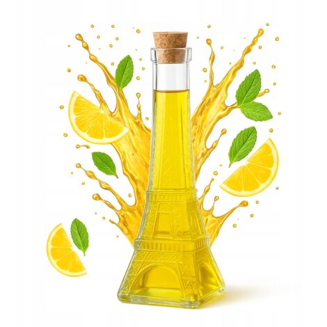 Carafe en verre Tour Paris 200 ml pour alcool, vin, liqueurs, cadeau