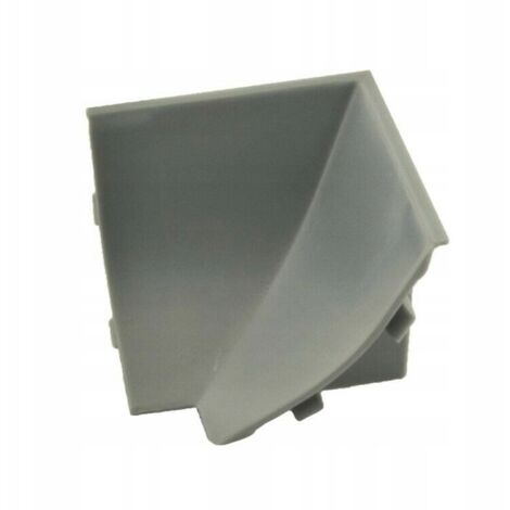 Accessoires d'angle intérieur 23 mm pour plans de travail et baguettes finition oxydée brillante