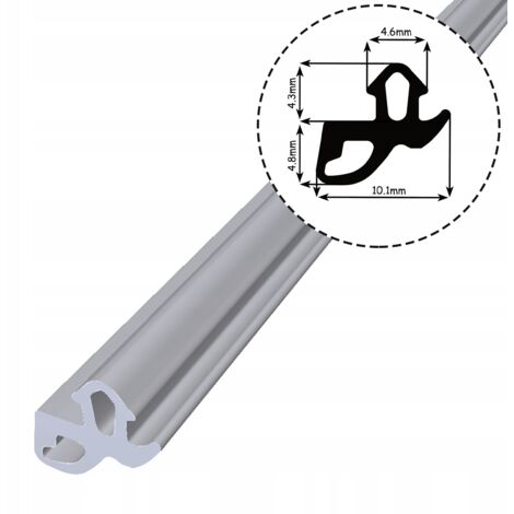 Joint d'étanchéité pour fenêtres PVC S-1560 ALUPLAST GRIS 1m (1/5)