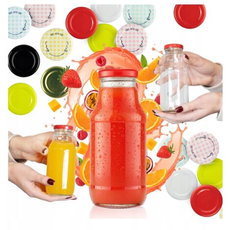 10 bouteilles en verre pour jus Linques Kubuş Soczek 330 ml (1/5)