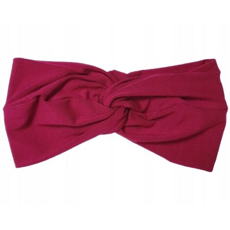 Bandeau élégant en bambou fuchsia pour femme - coupe ajustée printemps été