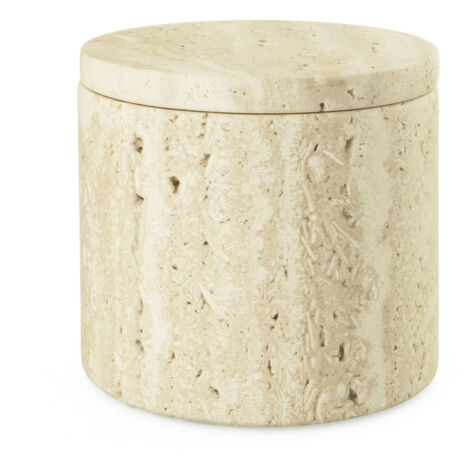 Q-BATH PREMIUM DECOR 1547 Contenant cosmétique en travertin