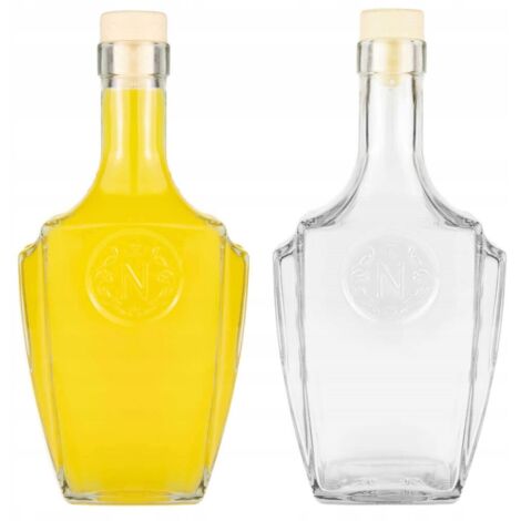 5 flacons de teinture de whisky NOBEL 500 ml avec bouchon en liège (1/5)