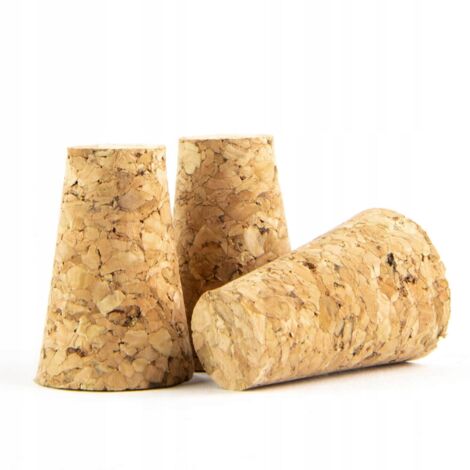 10 bouchons de bouteille coniques