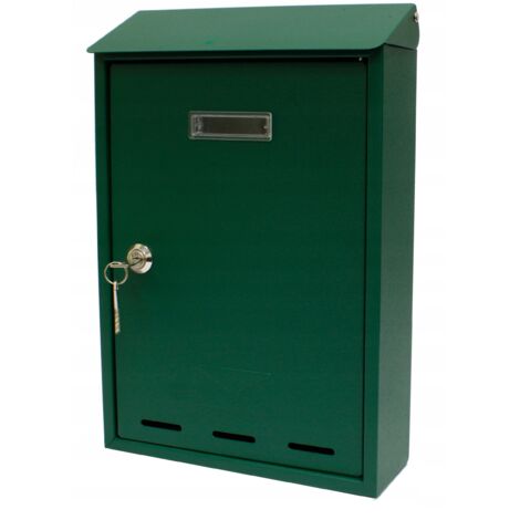 Boîte aux lettres Verotech 330 x 220 x 70 mm, vert postal