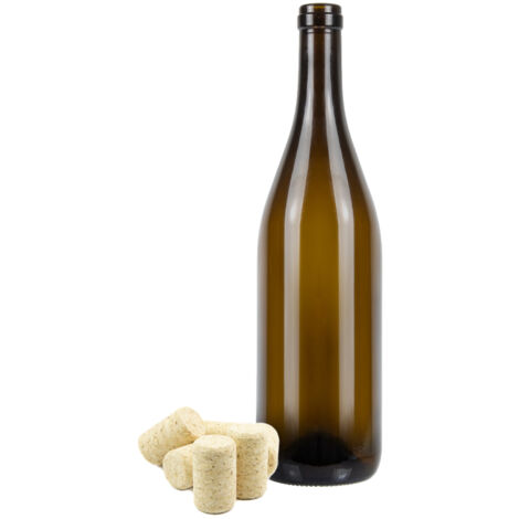 BOURGOGNE Bouteille de 750 ml pour 0,75 L de vin avec bouchon de liège