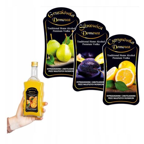 10 étiquettes premium pour liqueurs alcoolisées, 12 modèles différents (1/5)