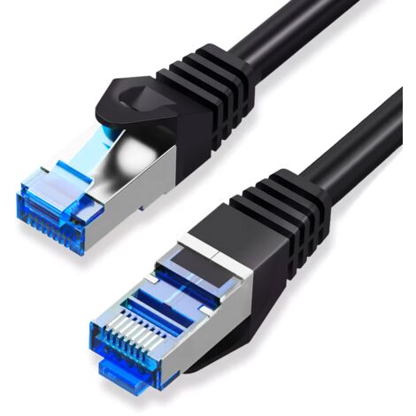 CÂBLE RÉSEAU LAN S/FTP CAT.6a CÂBLE ETHERNET EXTÉRIEUR RJ45 CAT 6a 25m