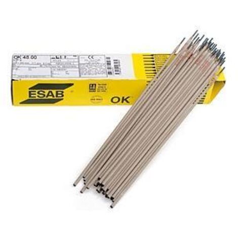 Electrode enrobée 3,2 mm pour acier au carbone – Haute pénétration – Laitier facile à enlever – Arc stable – Pack de 6,0 kg – Esab