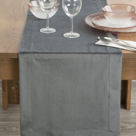 NAPPE MELINDA 180 X 140 CM ACIER (1/4)