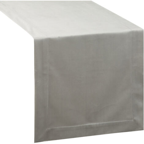 NAPPE MELINDA 140 X 40 CM ARGENT (1/5)