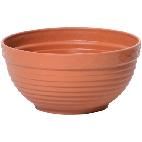 Pot à fleurs en terre cuite 5,5L MISA 340x340x136 mm, Terre Cuite (1/4)