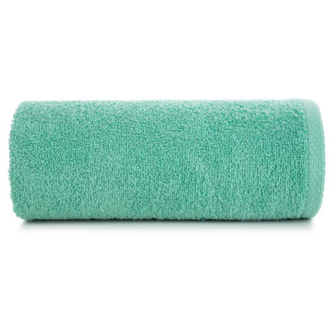 SERVIETTE DE BAIN EUROFIRANY CLASSIQUE EN COTON DOUX 1 50X90CM MENTHE FONCÉE (1/5)