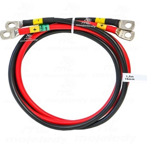2x 150cm câble de connexion batterie 16mm M8 M8