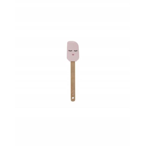 Spatule en silicone Miss Etoile yeux fermés, racloir à pâte (1/2)