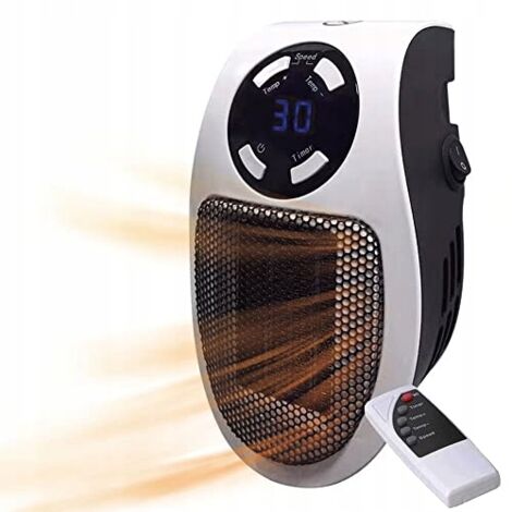 Mini radiateur électrique avec télécommande - une source de chaleur compacte et efficace (1/5)