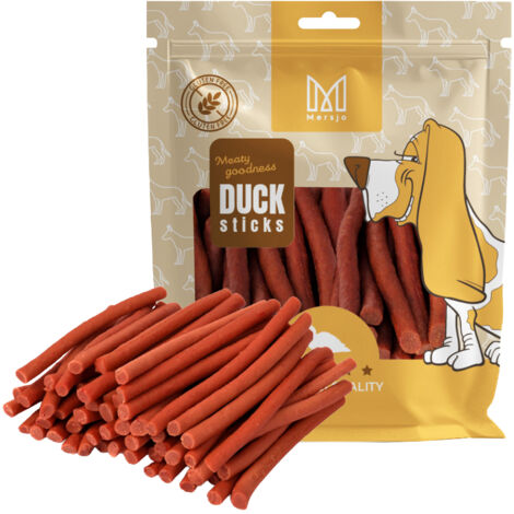 Friandises pour chiens - Saucisses de canard Mersjo 500g (1/4)