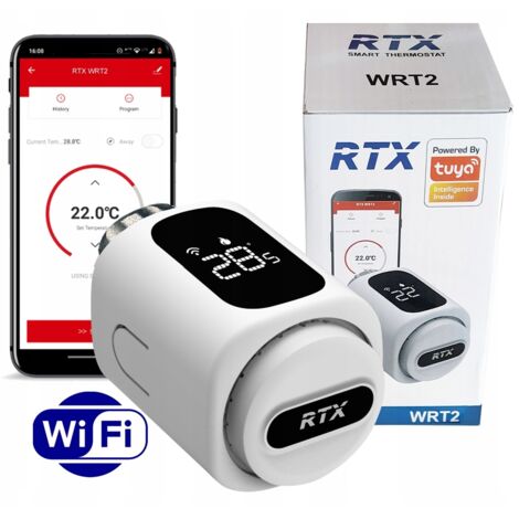 Thermostat de tête RTX pour radiateur intelligent WiFi TUYA (1/5)