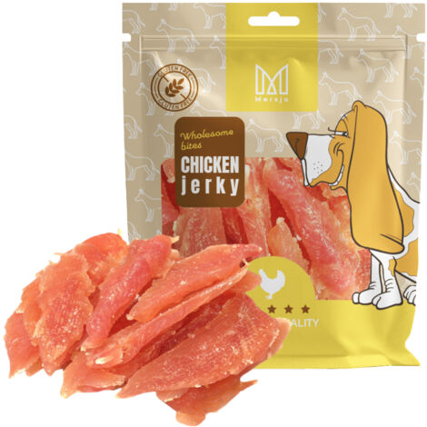Friandises pour chiens - Blancs de poulet tendres Mersjo 500g
