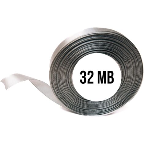 Ruban satiné argenté, rouleau de 38 mm et 32 m, pour la décoration (1/5)