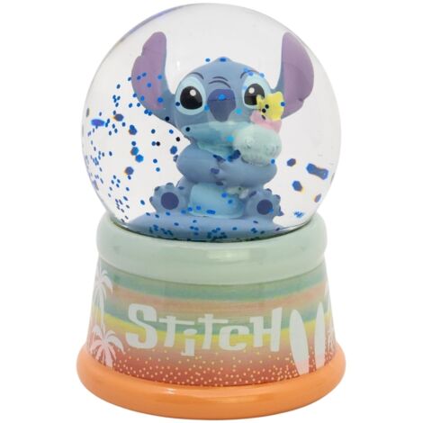 Boule à neige en verre Disney Stitch dans un coffret cadeau (1/2)