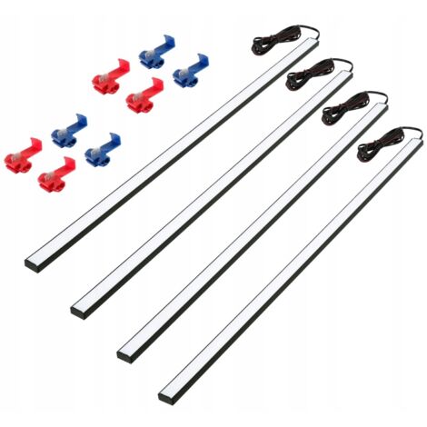 Éclairage LED pour cabines de bus, colis, bandes lumineuses, 4 x 50 cm, 12 V