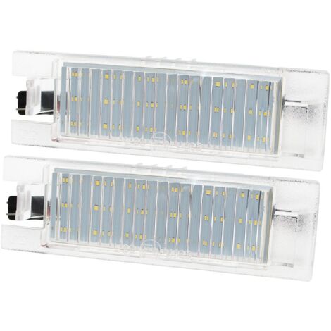 Fiat Croma Punto II Punto EVO Grande Punto Feux de plaque d'immatriculation LED 2 pcs. ensemble