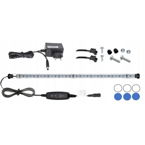 Lampe LED pour aquarium 50 cm avec minuterie jour/nuit