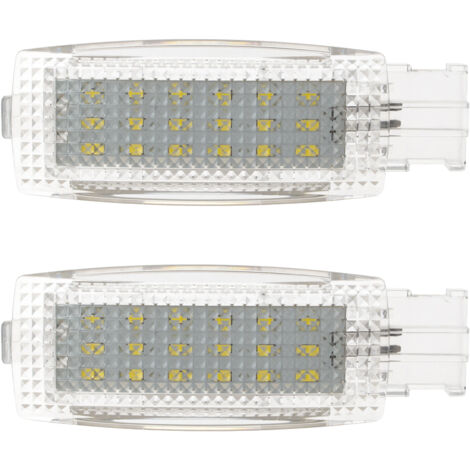 Éclairage intérieur/pieds/coffre à LED pour VW T-Cross, Tiguan I II, Touareg I II III, Touran II III, Transporter T5 UP, lot de 2